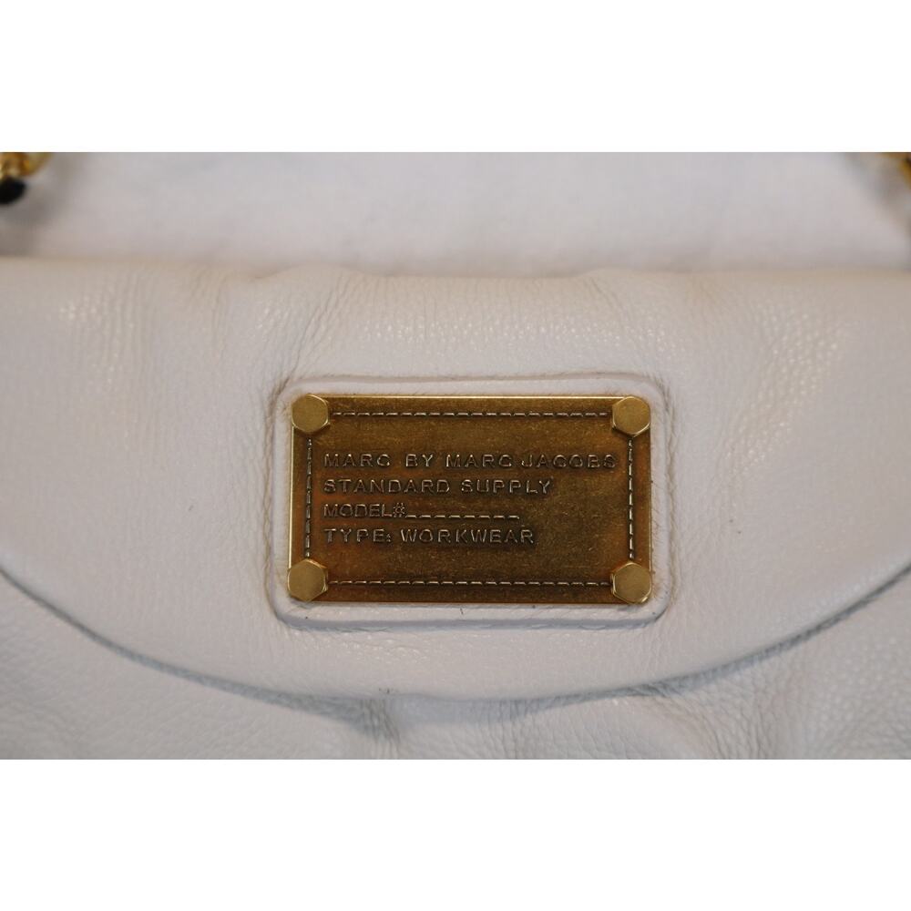 NEW Vintage Marc By Marc Jacobs Classic Q Karlie Shoulder Bag Chain Strap White - Picture 8 of 8